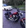 BAIONE Motorcycle Sissy Bar Detachable Rear Passenger Backrest Replacement for