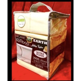 Ashley Taylor * Cooling Aloe Vera Bamboo Deep Pocket Sheet Set Ashley Taylor 2000 QUEEN SIZE