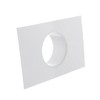 EUROPLAST 125mm / 5 Inch Straight Duct Connector with Flange