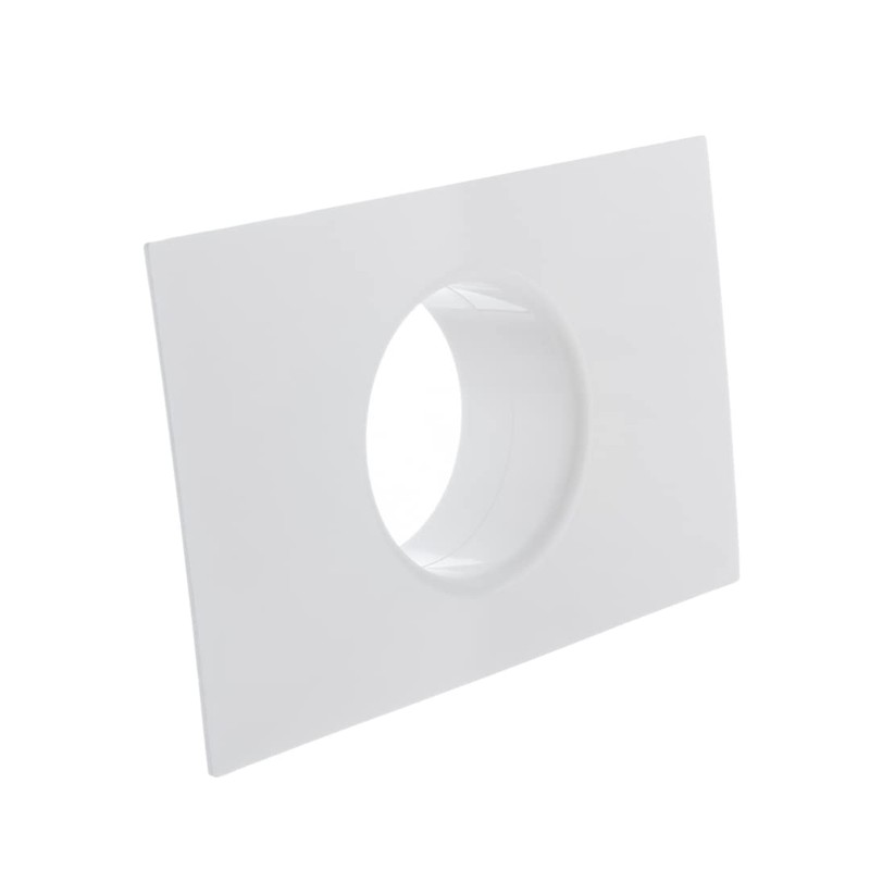 EUROPLAST 125mm / 5 Inch Straight Duct Connector with Flange