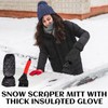Norhogo 2pcs Glove Ice Scraper for Car Windscreen Set, Ice