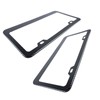 Universal License Plate Frames Composite Material License Plate Cover Locking