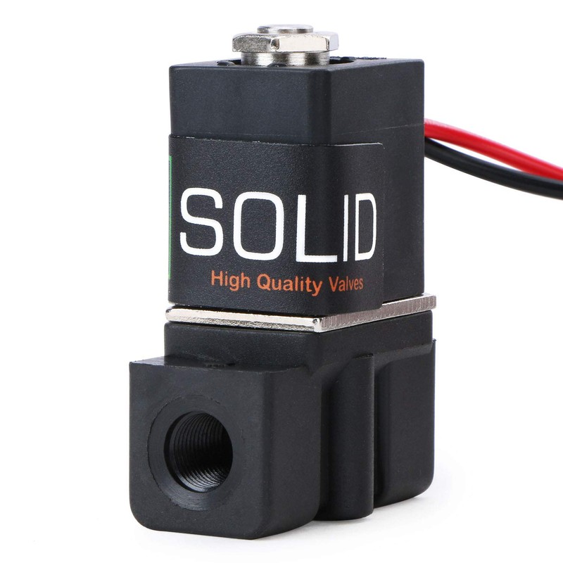 1/4" Electric Solenoid Valve 110V AC Air Water NBR Normally