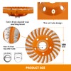 BGTEC Diamond Cup Grinding Wheel, 4 Inch/100MM Turbo Row Concrete