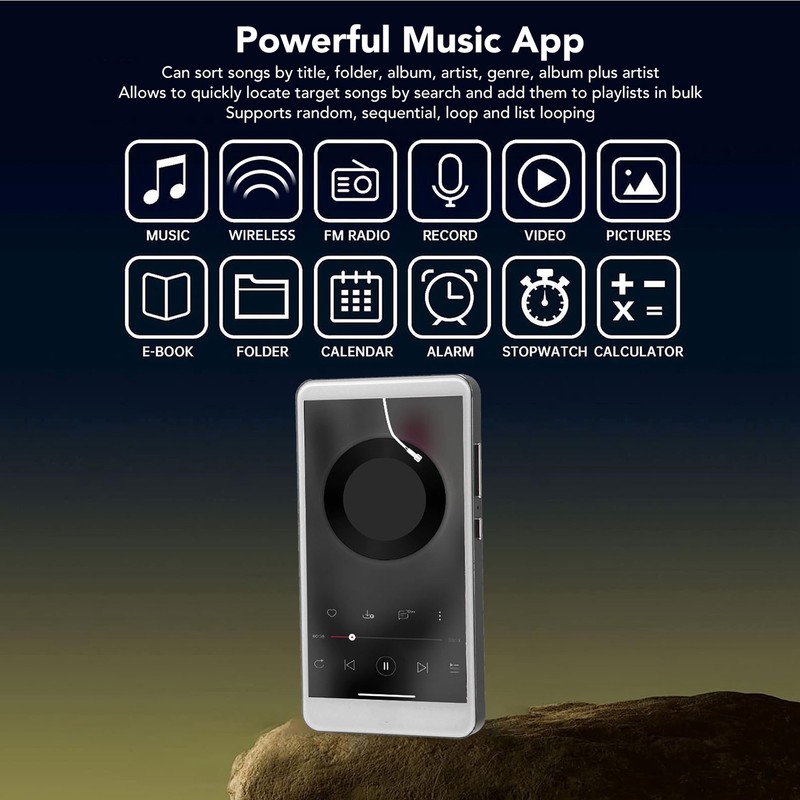 for Android Portable MP4 Player 5.0 Inch Full Touch HD