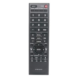 Beyution CT-RC1US-16 Replacement Remote Control Fit for Toshiba TV 43L310U 43L420U 49L310U 49L420U 55L310U 65L350U 19AV600U 19AV600UZ 19C100 19C100U 19C10U 19C1D 19C1DU 19L4200 19SL410U 19SL410X