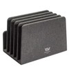MobileVision Executive Dark Gray Desktop File Folder Organizer and Paper