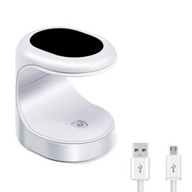 ANGNYA Mini UV Led Nail Lamp Portable Nail Dryer for Gel Nail, DIY Nail Art Tools at Home and Salons (Black)