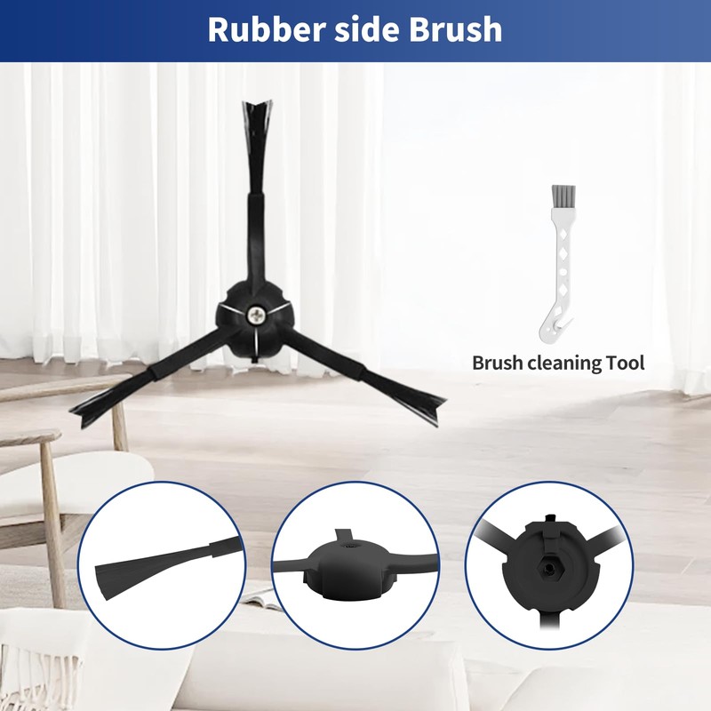Roller and Side Brush Replacement for Roborock S7,S7+,S7 MaxV,S7 MaxV