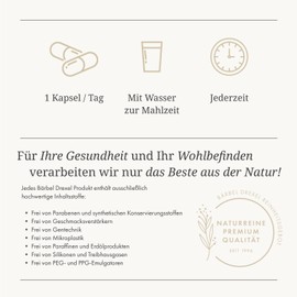 BÄRBEL DREXEL AntiOx³ Kapseln mit Astaxanthin, OPC, Trans-Resveratrol, Vitamin C und E nach dem Vorbild der Natur (30 Stk) Naturheilkunde ohne unerwünschte Zusätze