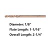 VALYRIANTOOL 5PCS 1/8" M35 Cobalt Left Hand Drill Bits Set