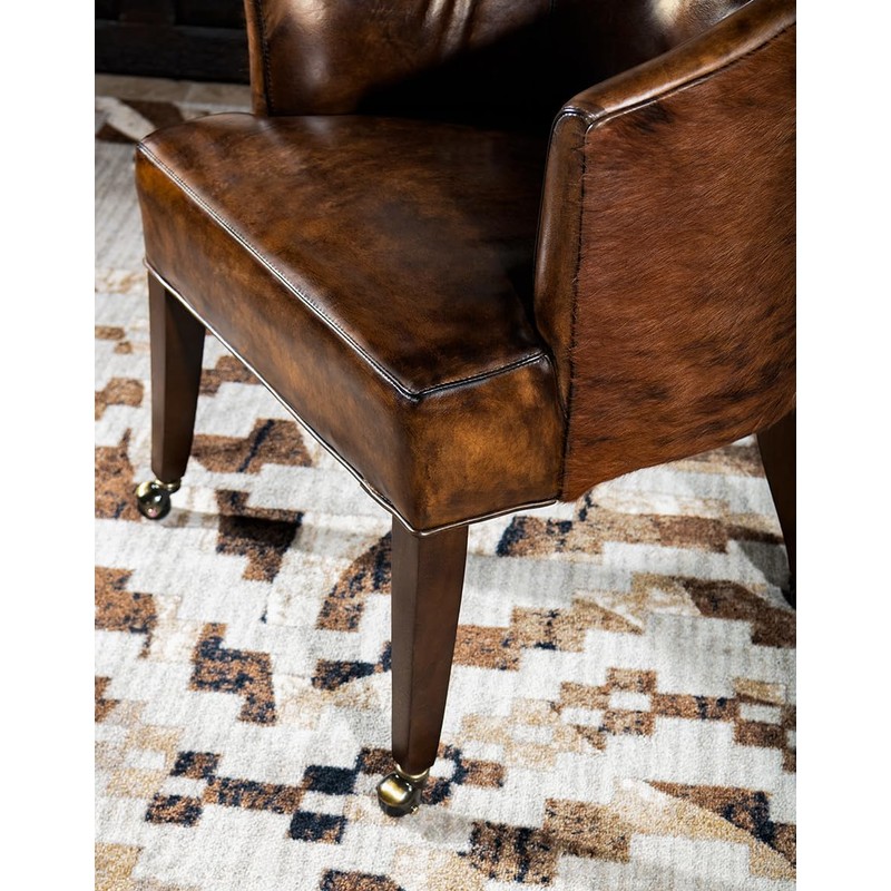 Van Dyke's Restorers Threaded Caster Antique Brass