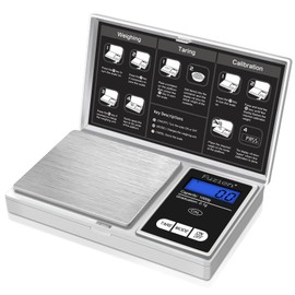Fuzion Pocket Gram Scale - 1000g/0.1g Digital Mini Travel Food Scale