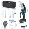 SENDRY Mini Chainsaw 6-Inch, Powerful Cordless Rechargeable Handheld Small Electric