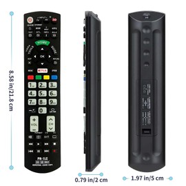 RIVIERA Universal Replacement Remote Control Use for Almost All Panasonic LCD/LED/3D/Smart/4K Ultra HD TV