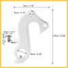 BULLSPANN 2pcs Aluminum Alloy Bicycle Tail Hook Rear Derailleur Hanger
