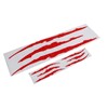2Pcs Car Hood Cover Sticker Claw Mark Style Universal Engine