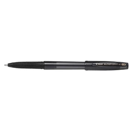 Pilot BSGC-10B-BB Oil Based Ballpoint Pen, Super Grip G, Cap Type, 0.05 inch (1.2 mm), Extra Thick, Black Axis, 10 Pieces