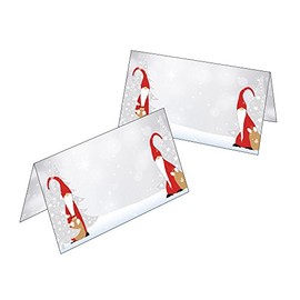 Ideenstadl 25 Place Cards/Gift Tags Christmas Gnome 2522