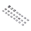 240 Pcs Micro USB Connector Set Stainless Steel Single Row