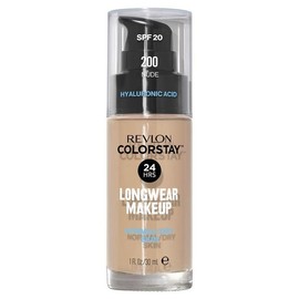 Revlon Colorstay Longwear SPF 20 Makeup Foundation for Normal and Dry Skin, Nude