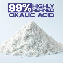 Ecoxall Oxalic Acid for Wood Bleach - 99.9% Pure Fine Powder - 2 lbs - Highly Effective Multipurpose Cleaner - Used as a Wood Stain Remover and Rust Remover - Industrial Grade Strength