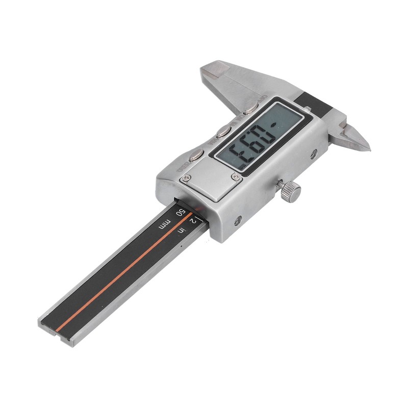 Vernier Caliper 0‑50mm Portable Mini Digital Wear Resistance Rust Industrial