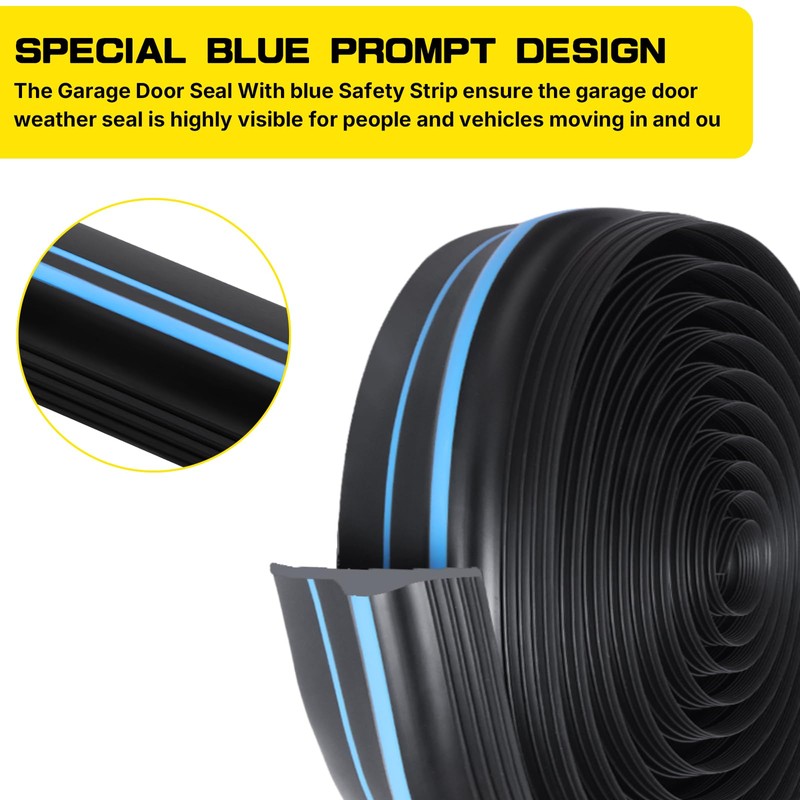 VUAOHIY 10 FT Universal Garage Door Threshold Seal Strip with