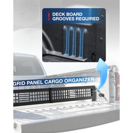 Adjustable Truck Bed Divider, Expandable Steel Cargo Organizer Panel