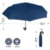 Perletti Technology Golf Pocket Umbrella Men's Open Automatic Umbrella Storm