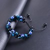 YOTHIWAD Evil Eye Beads Bracelet for Women Men Tiger Eye