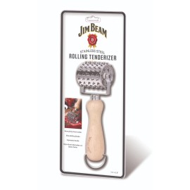 JIM BEAM MEAT TENDERIZER WITH WOOD HANDLE GREAT DEAL !!!!