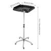 HAPPCUCOE Rolling Salon Tray Cart Adjustable Height 28.54-43.31in,Salon Tray with