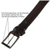 Harrys-Collection Men's Exclusive Leather Belt 2 Colours Contrasting with Fine