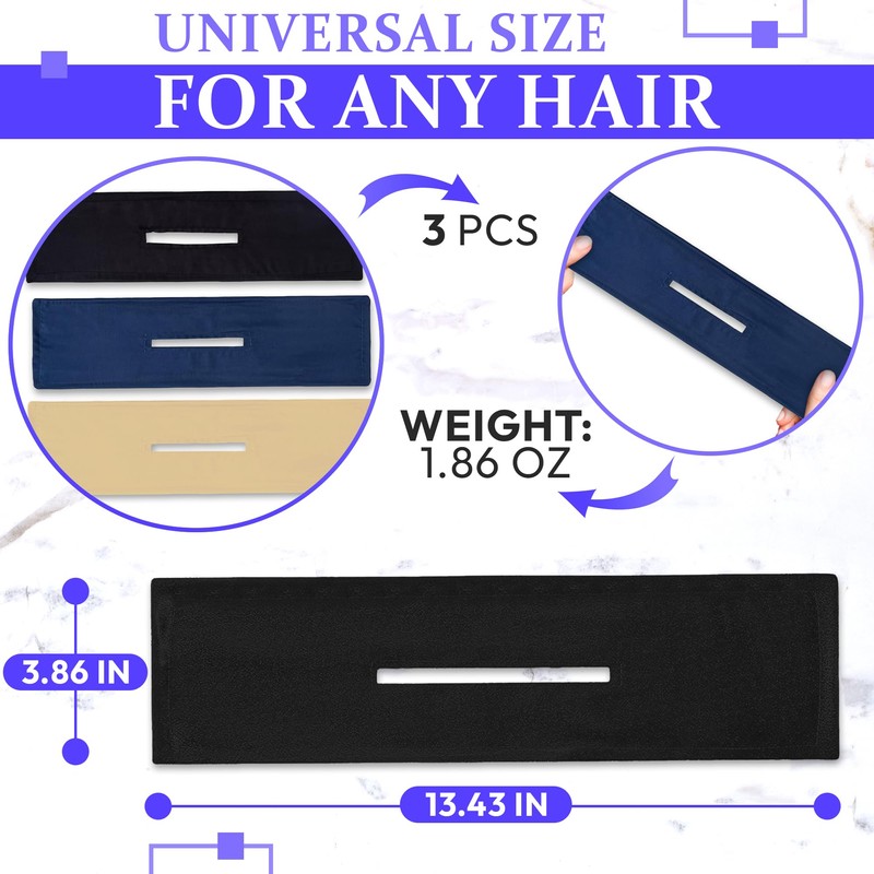 V TOWER 3Pcs Hair Bun Makers - Donut Hair Pieces,