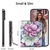 Toughergun Wallet Women Rfid Blocking Small Compact Bifold Luxury Leather