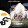 Magnetic Solar Lights Outdoor with Motion Sensor, USB & Solar