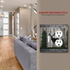 LuHuoLu Decorative Outlet Covers Rustic Deer Elk Forest Grey Wood