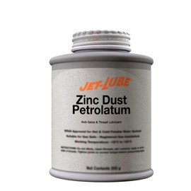Jet-Lube Zinc Dust Petrolatum - Anti-Seize | Military Grade | Water-resistant | Corrosion Protection | Lowers Friction | 1/2 Lb.