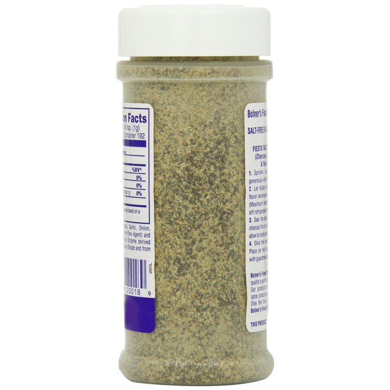 Fiesta Seasoning Fajita Salt Free, 5-Ounce (Pack of 6)