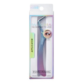 Pinzas para Pestañas Kiss Falscara Color Morado Ergonómicas