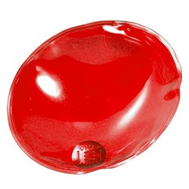eBuyGB Pack of 2 Instant Heating Hand Warmers, Transparent Red Oval
