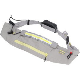 Tbest Luz de Cinturón COB para Correr, Senderismo, Riñonera con 5 Modos y Luz Roja, 220 Luces LED Manos Libres para Pesca Nocturna y Camping