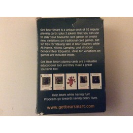 Get Bear Smart - Playing Cards (Printed in the USA)
