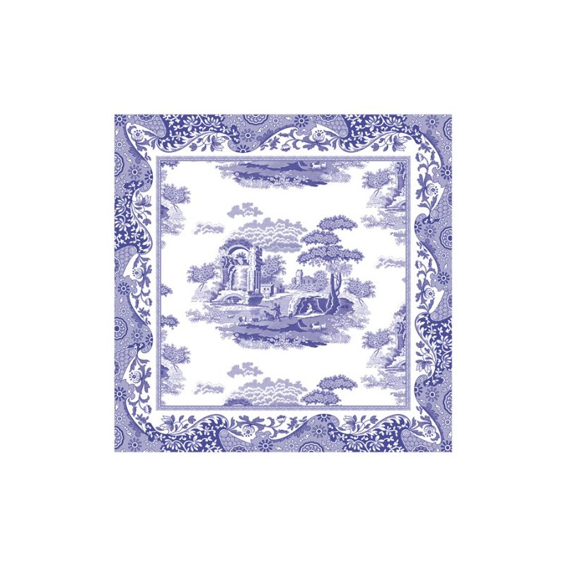 Portmeirion Home & Gifts Napkins S/4, Blue & White