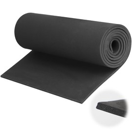 DASIAUTOEM Foam, Roll EVA Foam, Foam Cut, Cosplay Large Foam Mat, Foam Board for Cosplay, Crafts, Costume, Crafts, DIY Project (Black 5 mm)