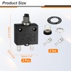 sourcing map 2PCS 30A Thermal Circuit Breakers, 125/250V AC,32/50V DC