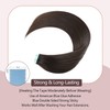 Sunya Tape-In Extensions Real Hair Dark Brown Tape Extensions Real
