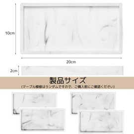 小物トレイ 収納 おしゃれ 小物置き 20*10*2cm シリカゲル製 防水 洗いやすい 引っかき防止 スペース節約 (大理石色)