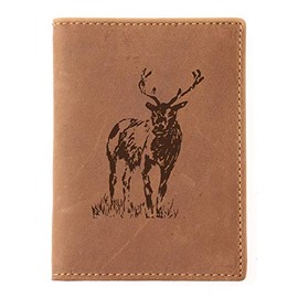 Greenburry Vintage Men's Leather Wallet ID Case Brown 12 x 9 x 1 cm, brown, Vintage